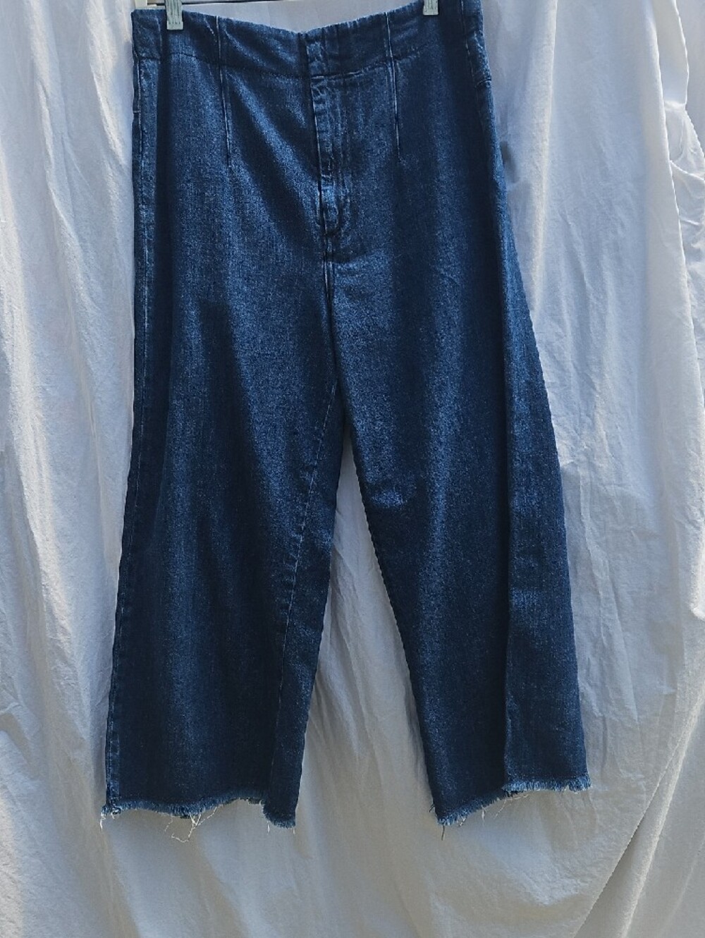 Citizens Of Humanity Deep Indigo Wide Leg Cropped Jeans0013
